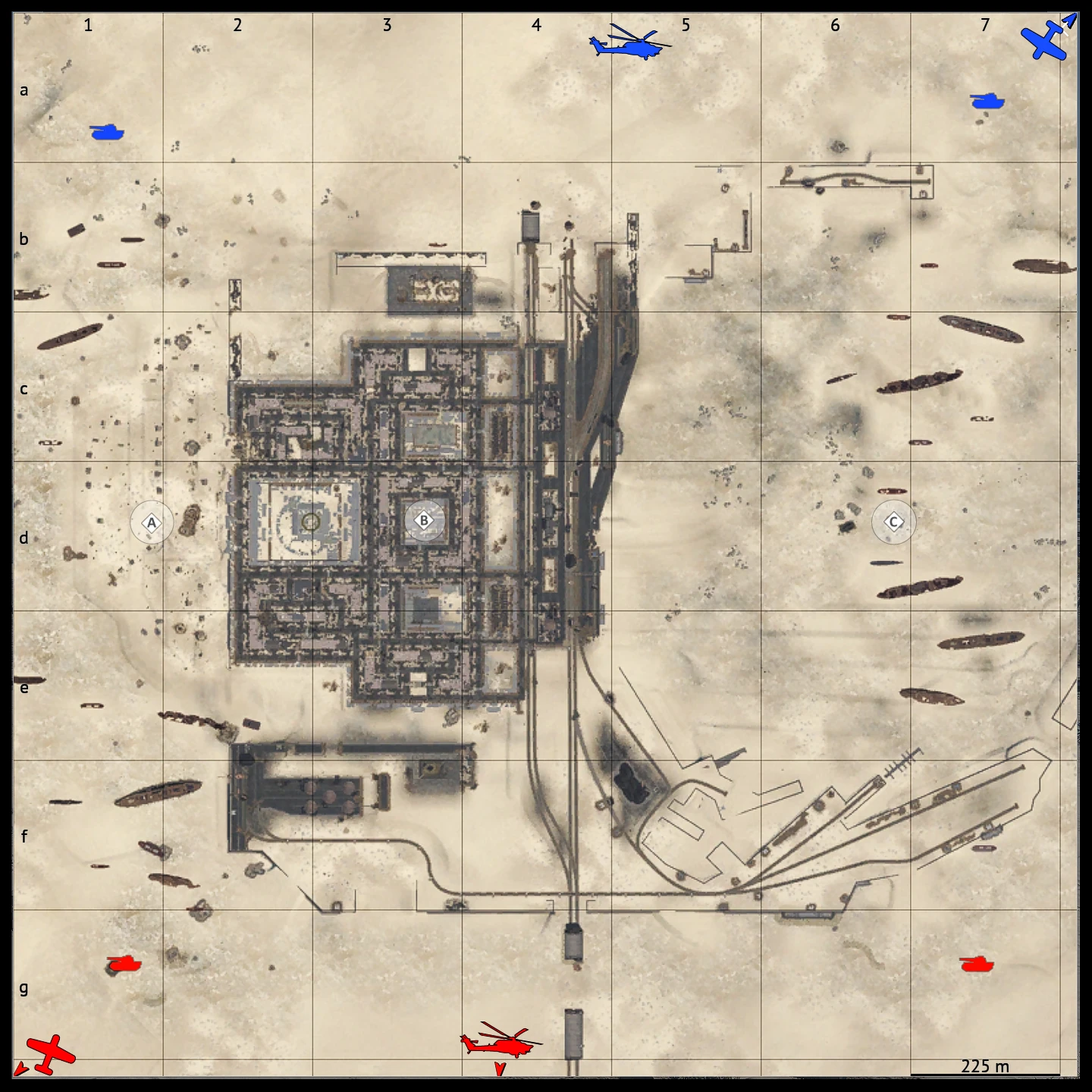 Aral Sea map for War Thunder Ground Battles