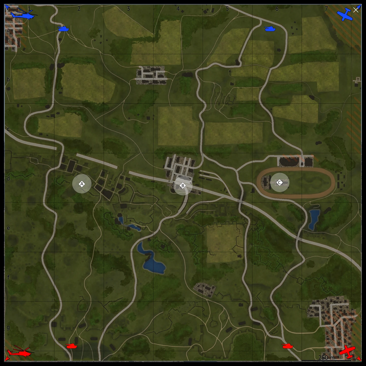 Flanders map for War Thunder Ground Battles