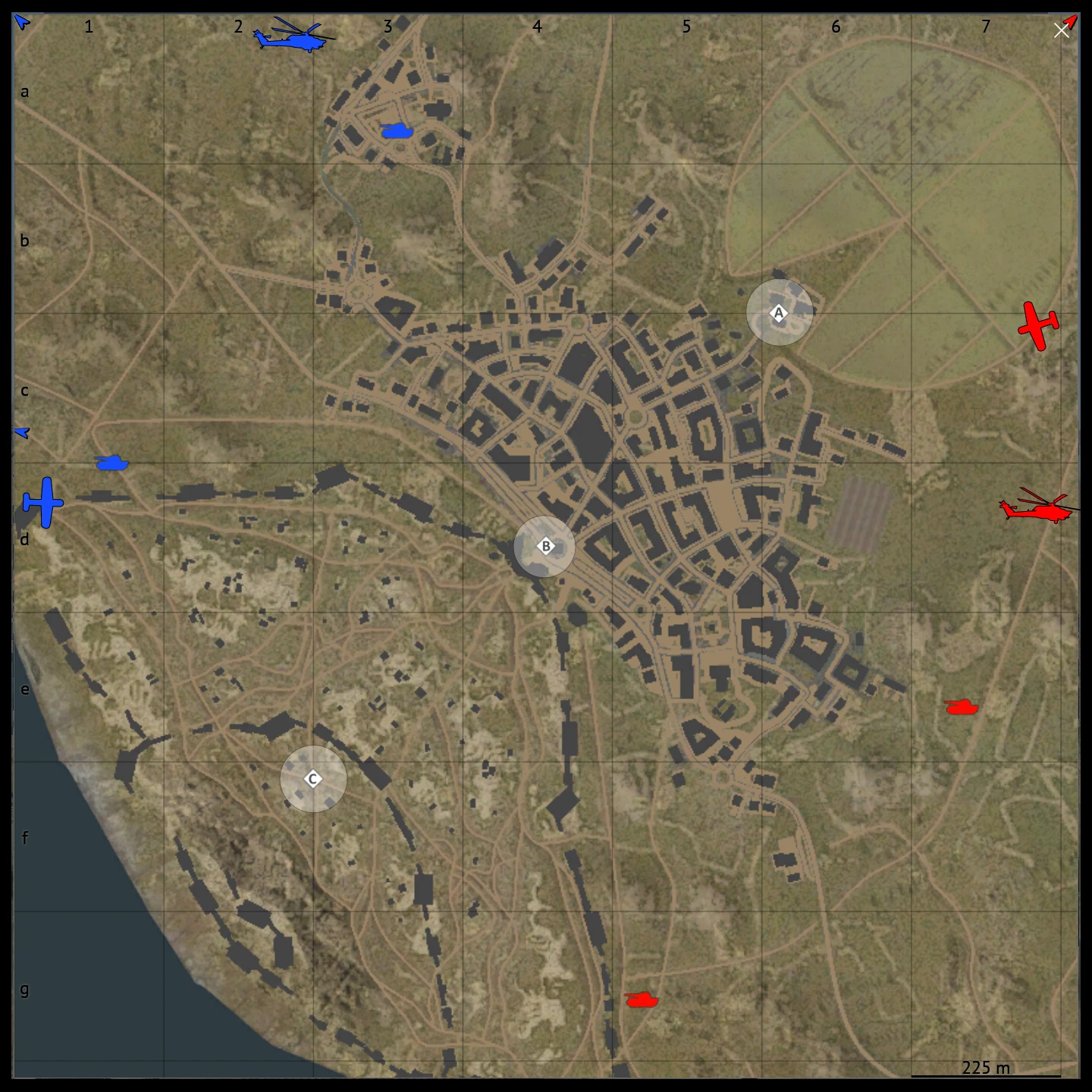 Iberian Castle map for War Thunder Ground Battles