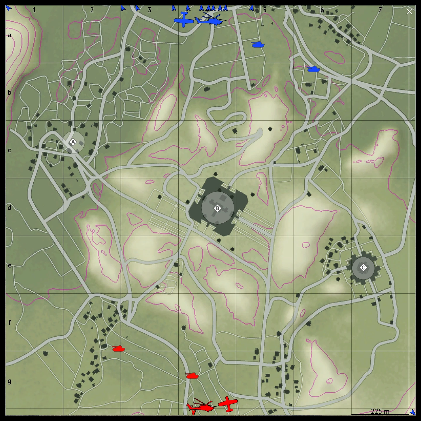 Japan map for War Thunder Ground Battles