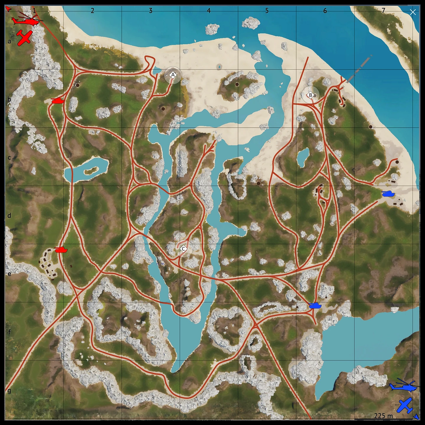 Jungle map for War Thunder Ground Battles