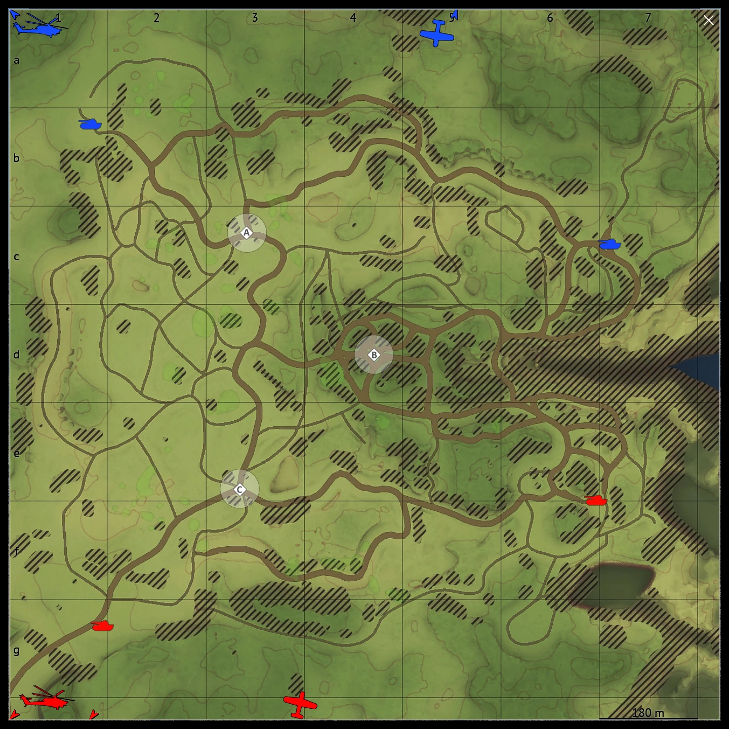 Karelia map for War Thunder Ground Battles
