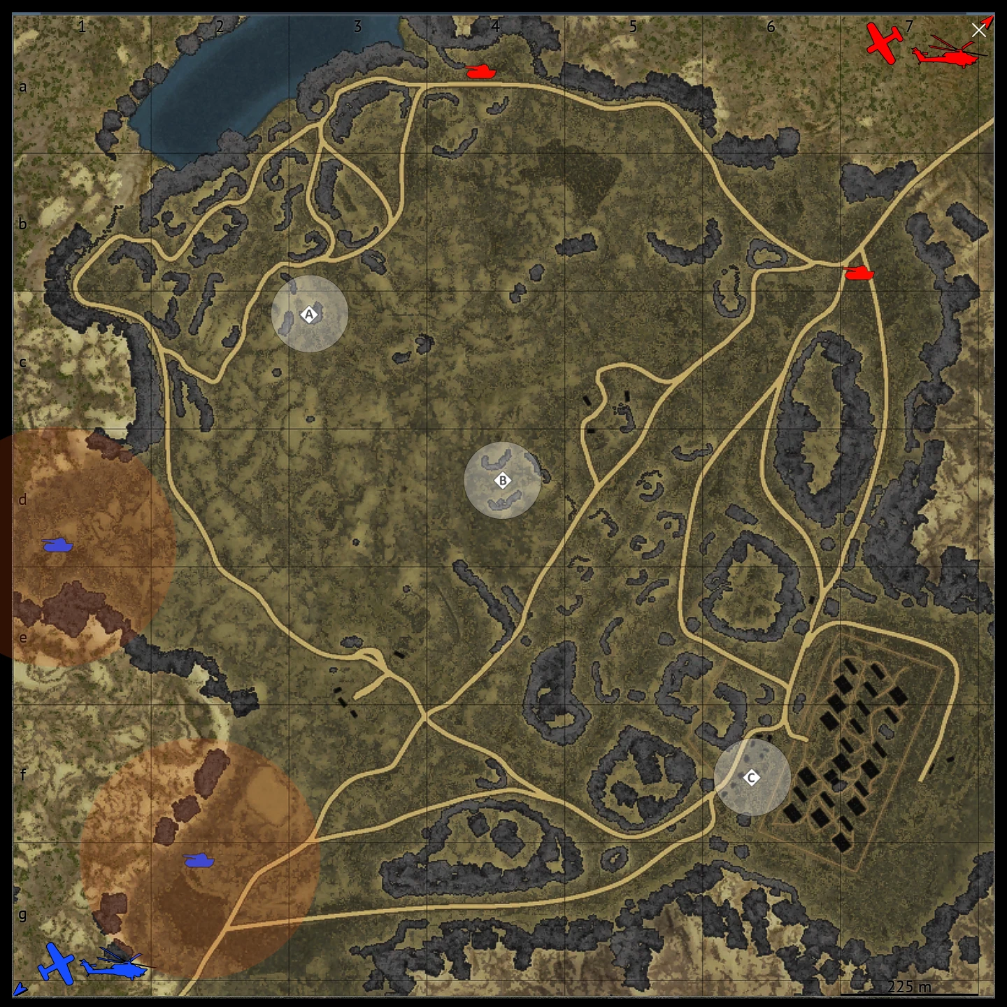 Kuban map for War Thunder Ground Battles