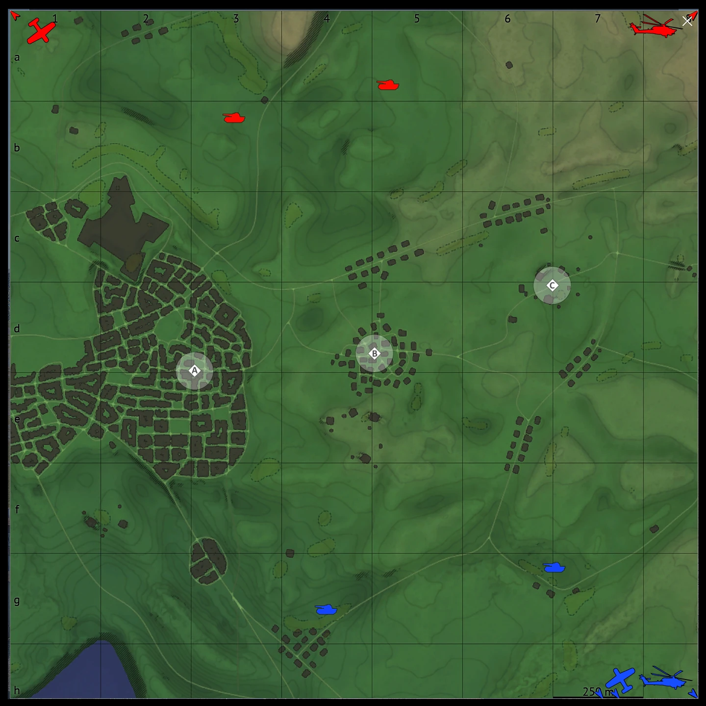 Maginot Line map for War Thunder Ground Battles