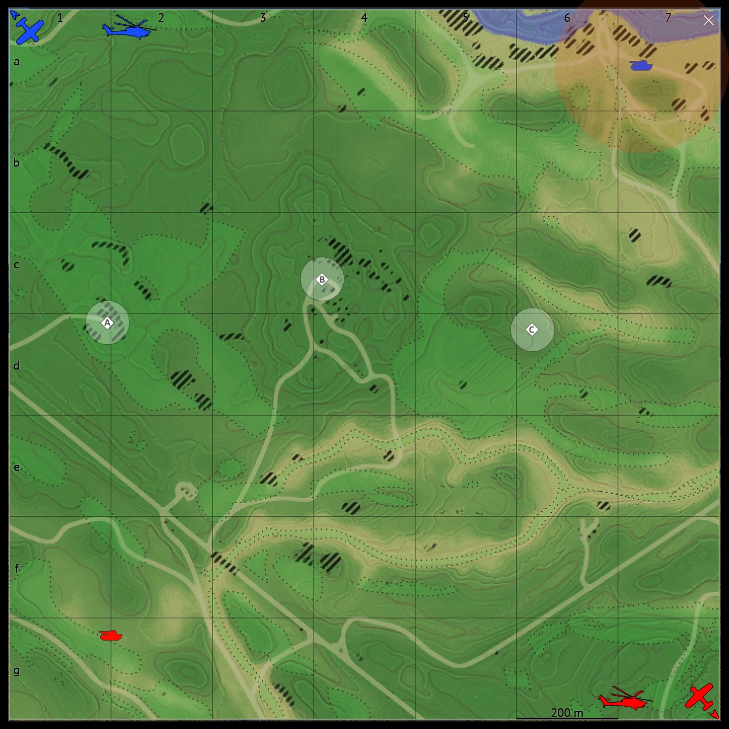 Mozdok map for War Thunder Ground Battles