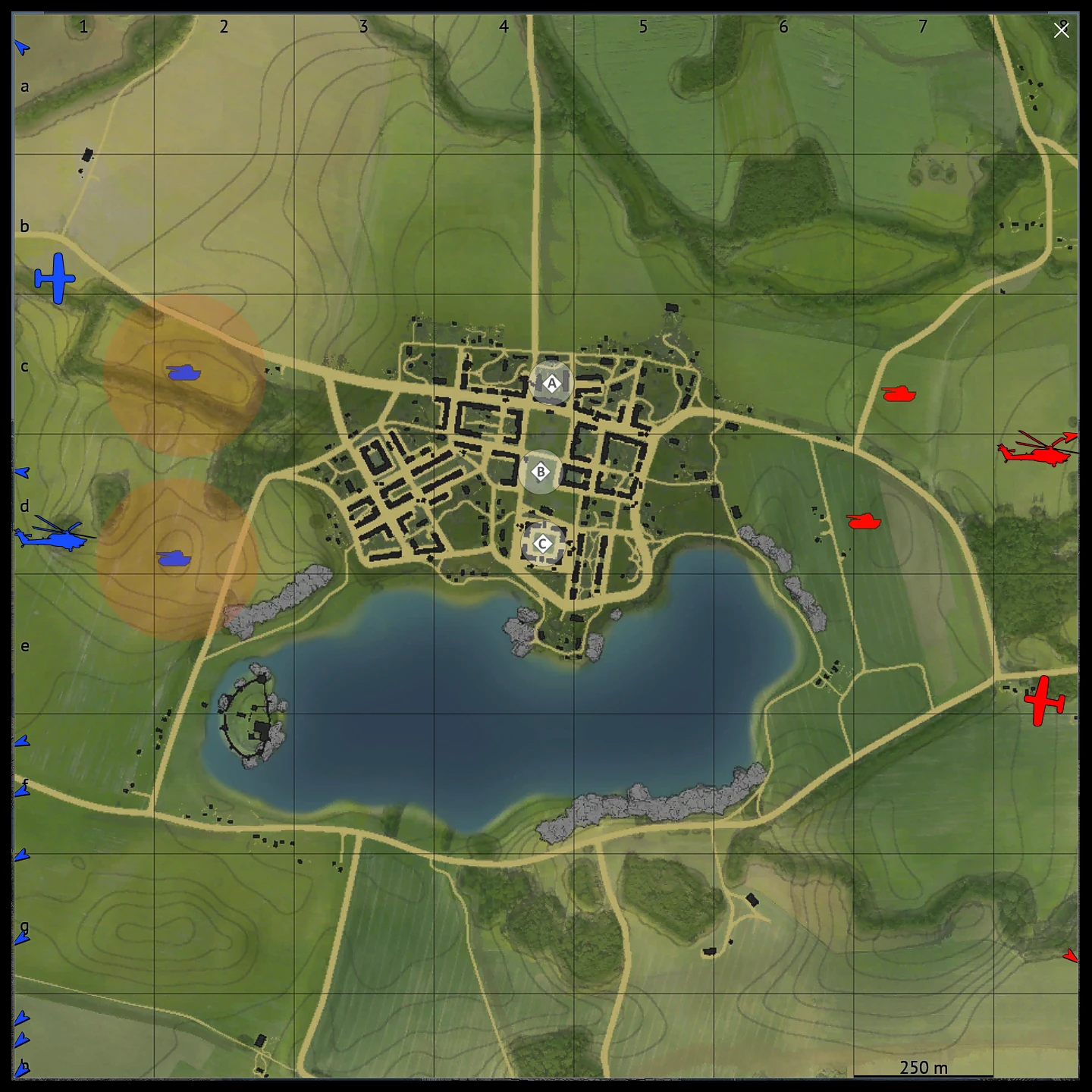 Poland map for War Thunder Ground Battles