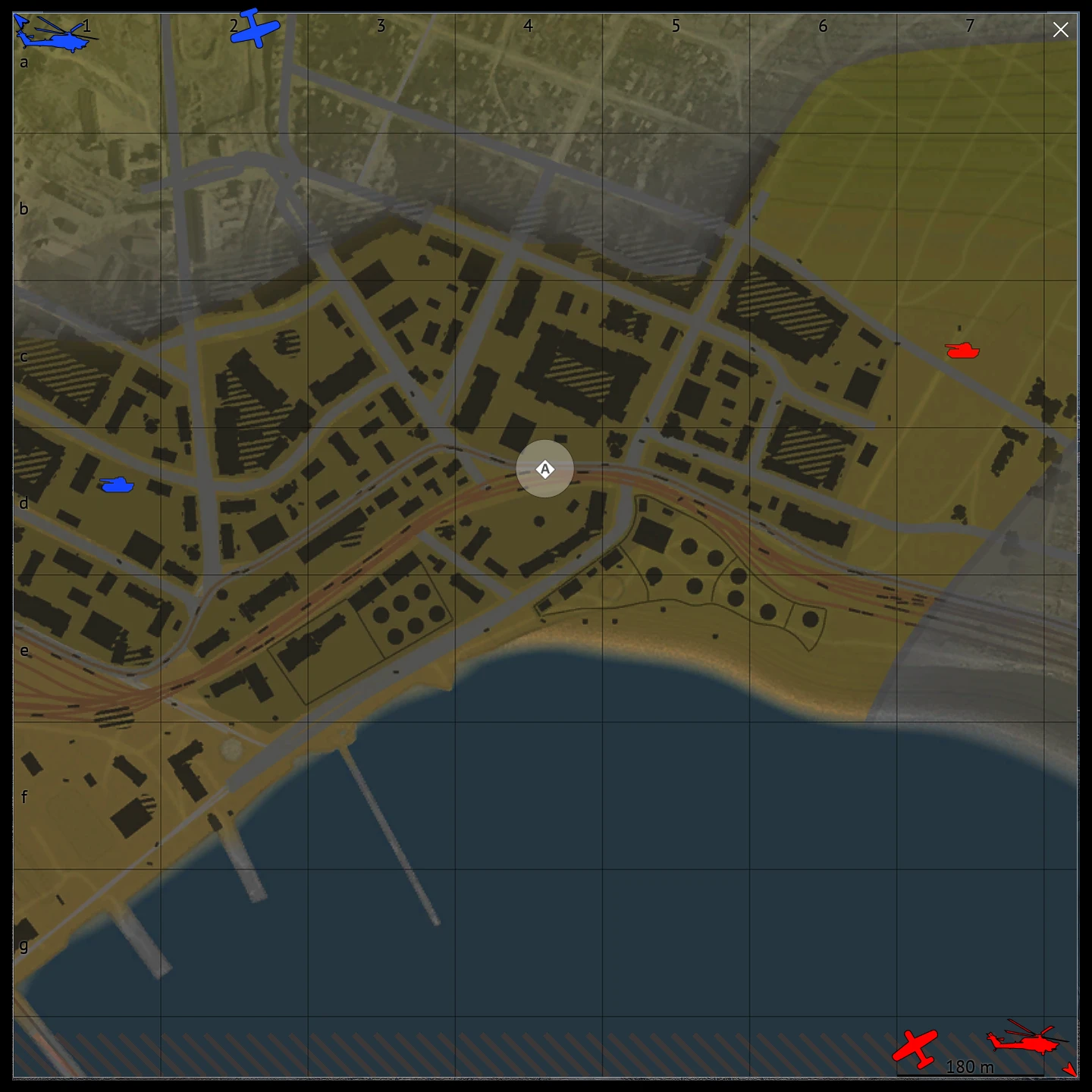 Port Novorossiysk map for War Thunder Ground Battles