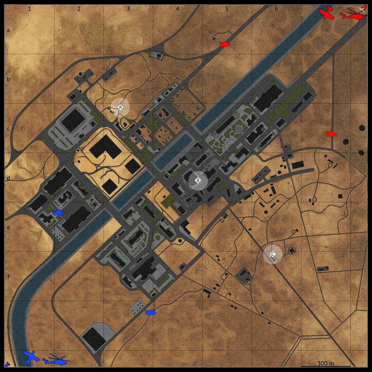 Spaceport map for War Thunder Ground Battles