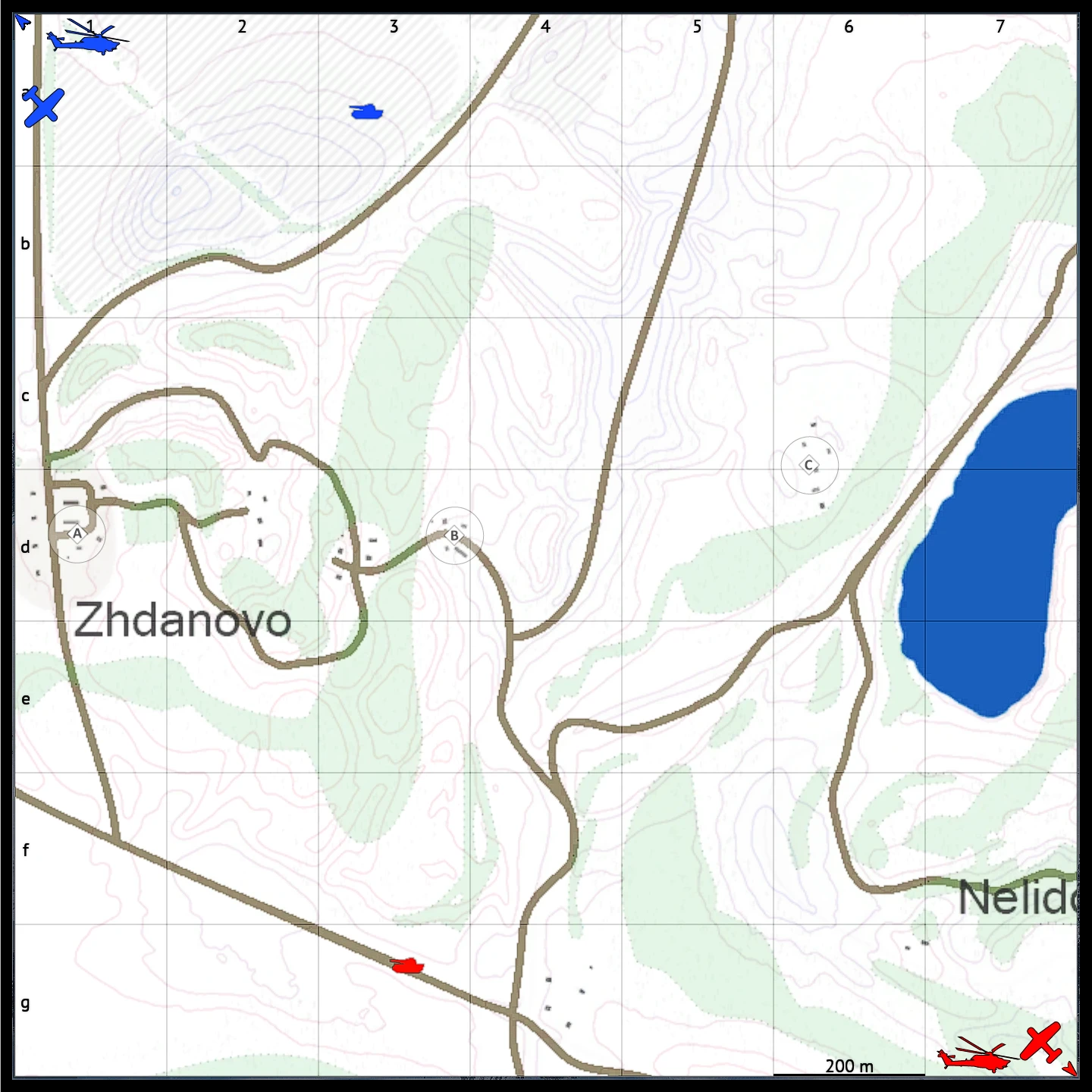 Volokolamsk map for War Thunder Ground Battles